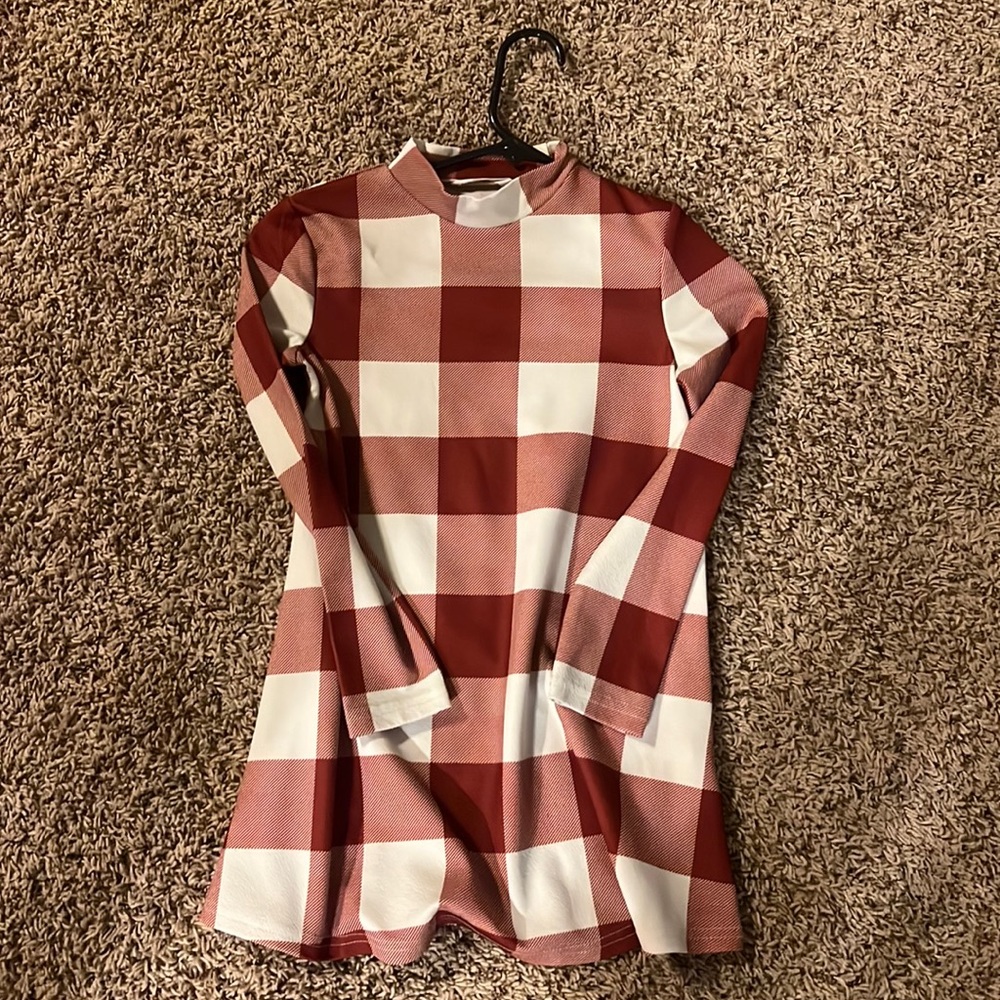girls checkered dress